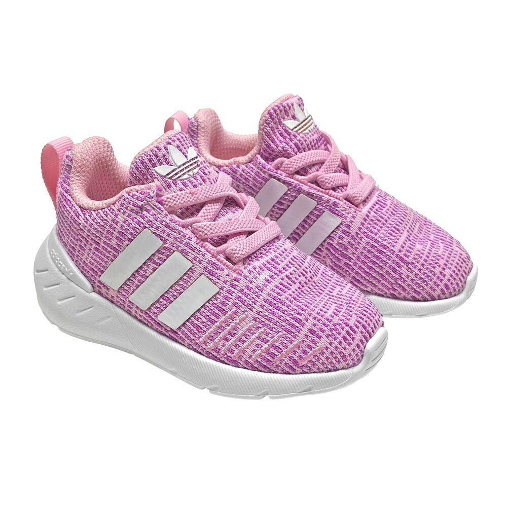 Adidas Toddler Swift Run 22 Shoes Sneakers Size 6K True Pink Mesh Uppers